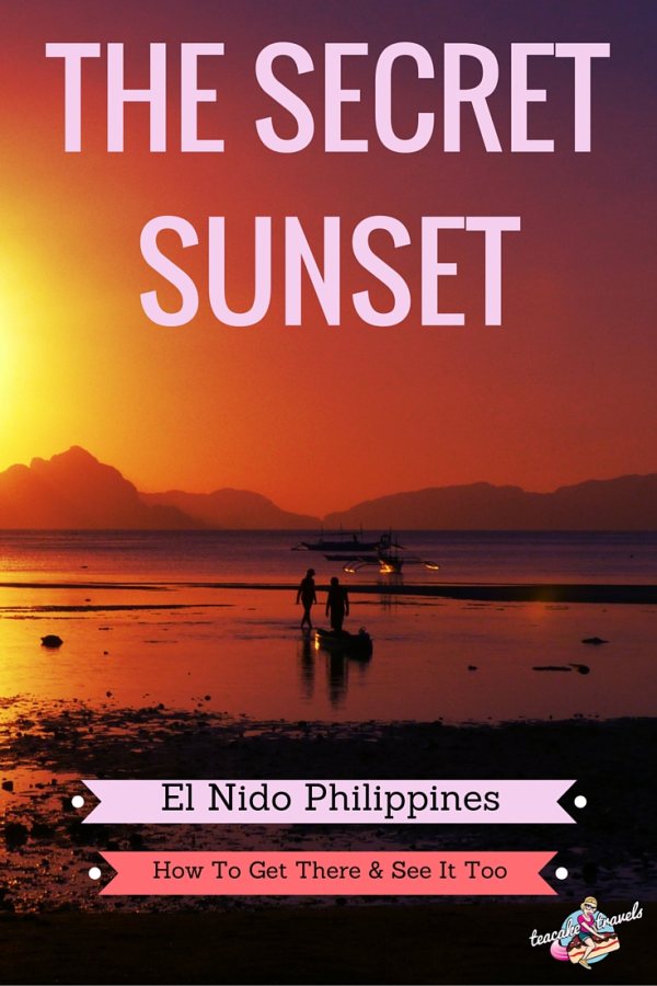 The Secret Sunset in El Nido Palawan Philippines