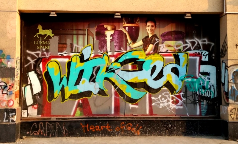 Wired Street art in Shanghai