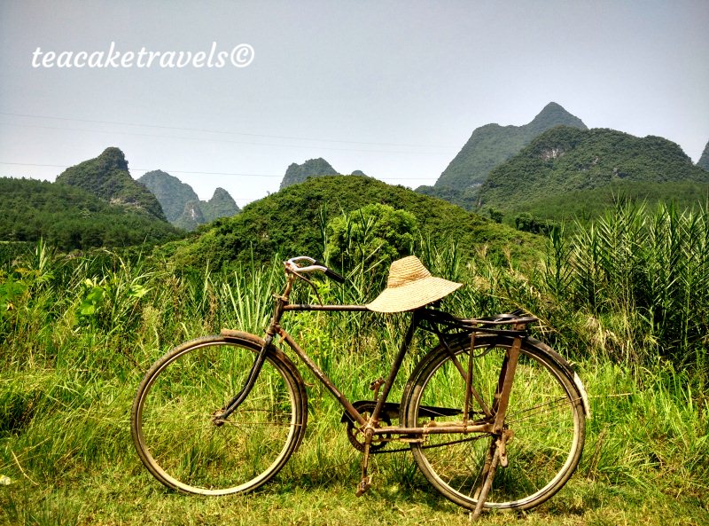 Cycling around Xingping