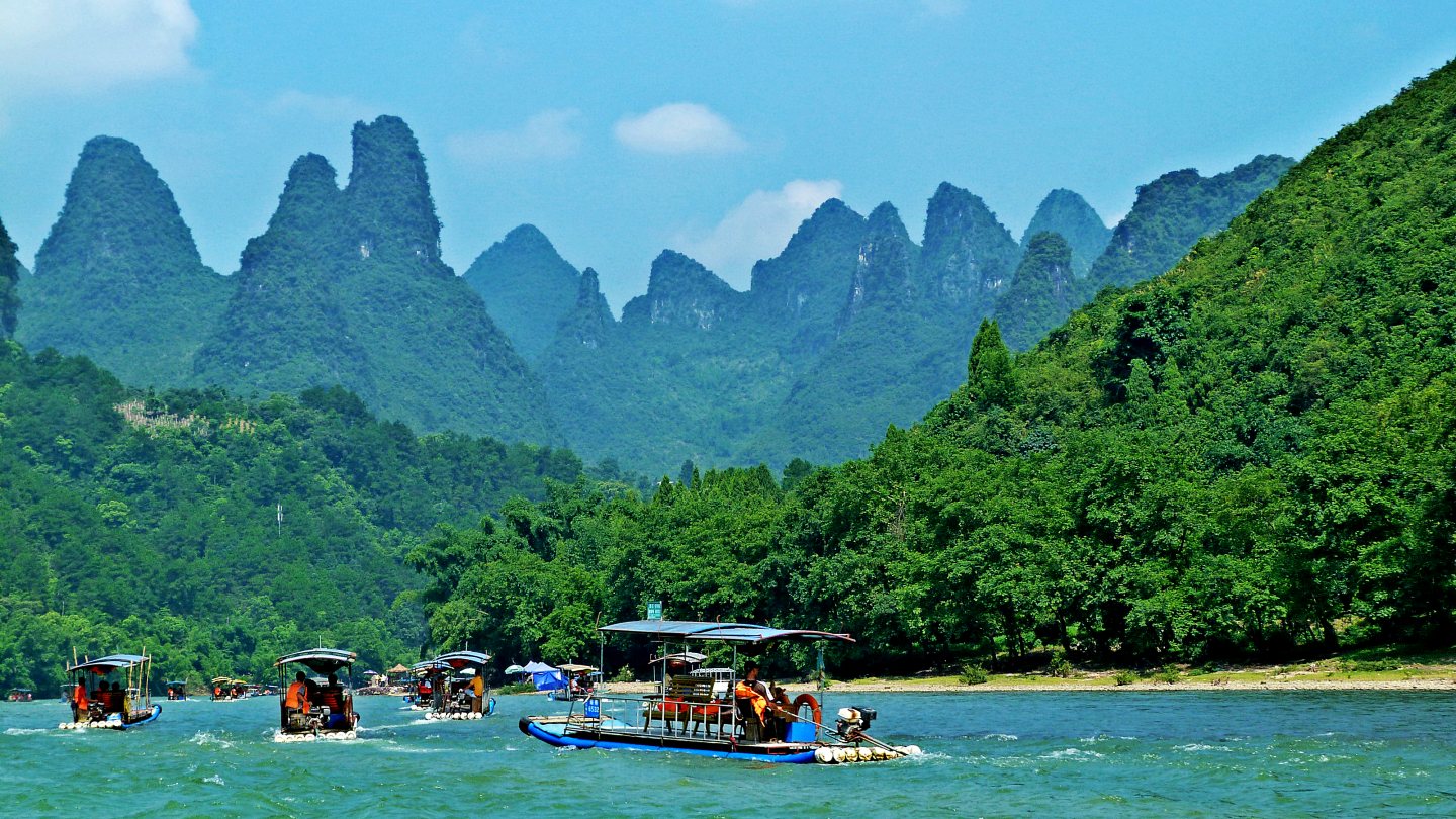 Li River Bamboo Raft Tour: Yangshou China