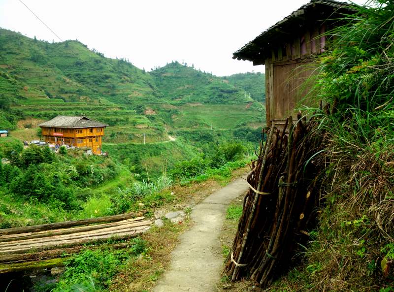 Trail to Pingan from Zhong Lu Village