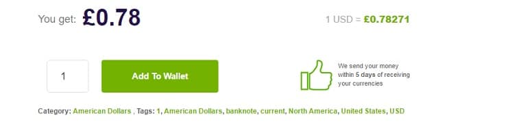 Leftover Currency Exchange