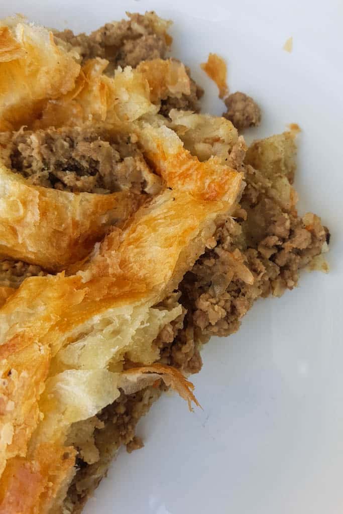 Meat Burek at Silbo Bakery