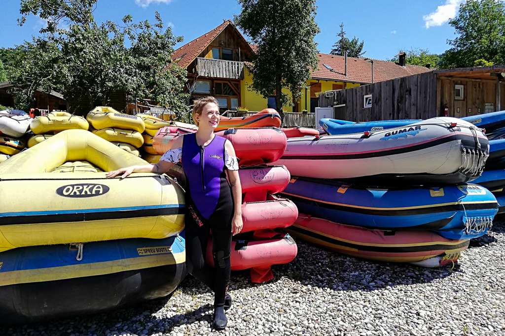 Rafting in Bela Krajina Slovenia