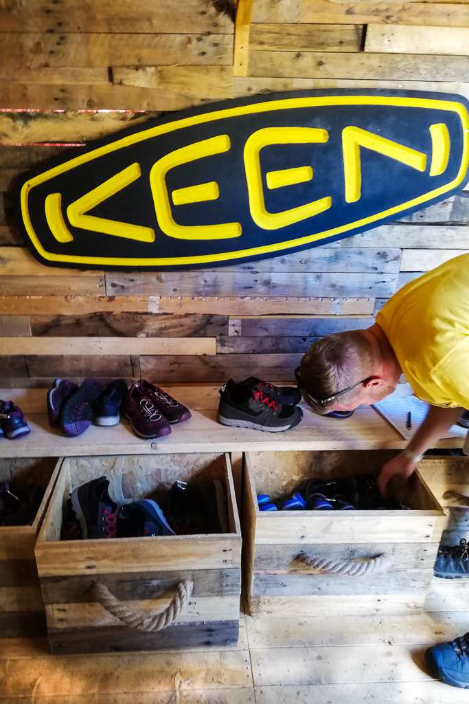 Keen adventure shoes