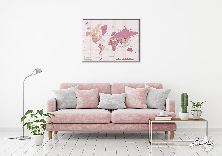 Pin Adventure Canvas Map