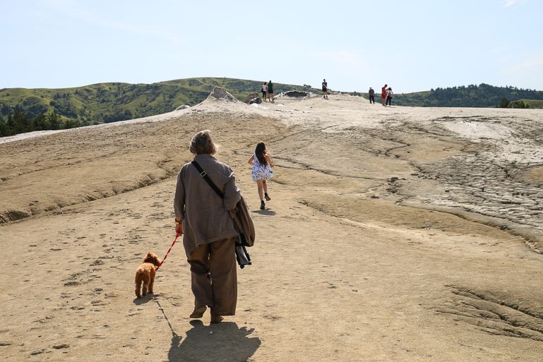 The Muddy Volcanoes are one of the things to see in Romania