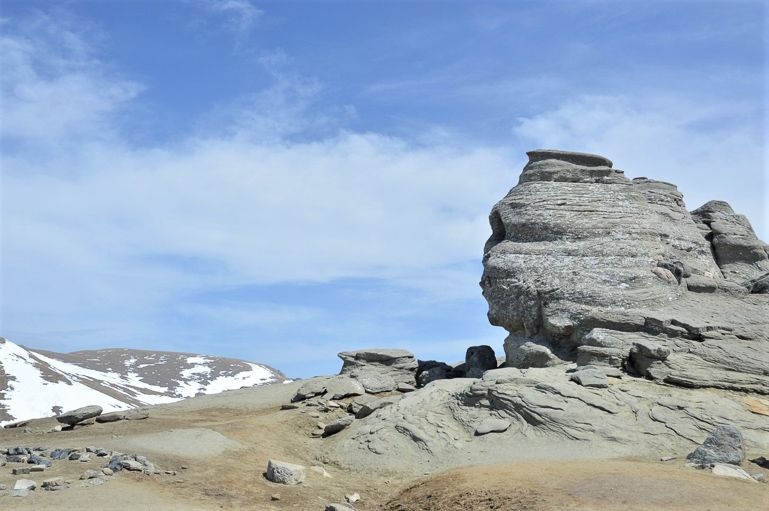 The Sphinx at Bucegi mountains in Romania