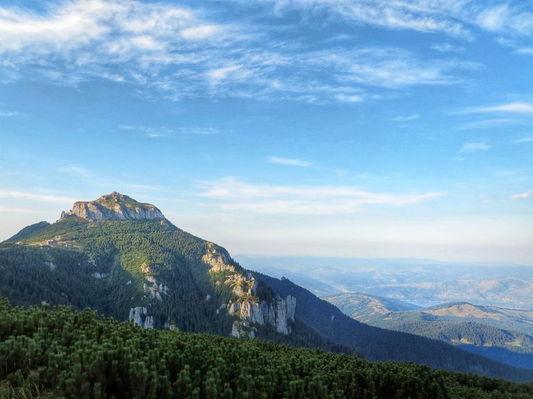 Romania scenery, especially on top of Ceahlau Massif, is stunning