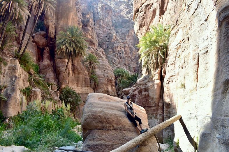 Wadi Ghuweir in Dana Jordan