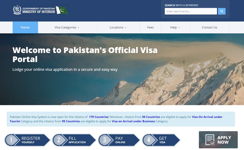 Pakistan Official Visa Portal