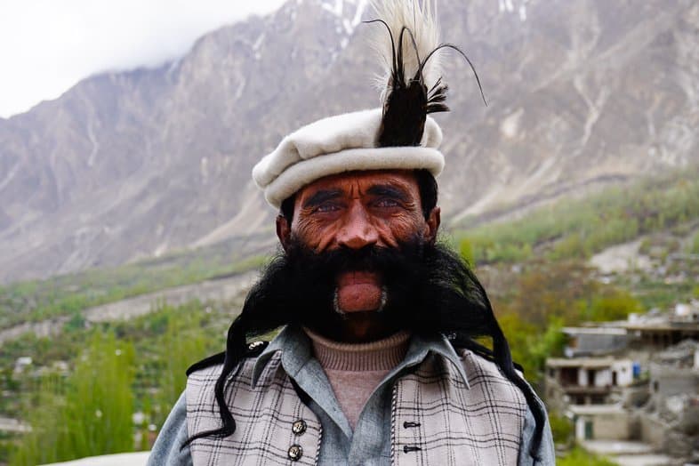 The guard of Baltit Fort in Karimabad, Hunza.