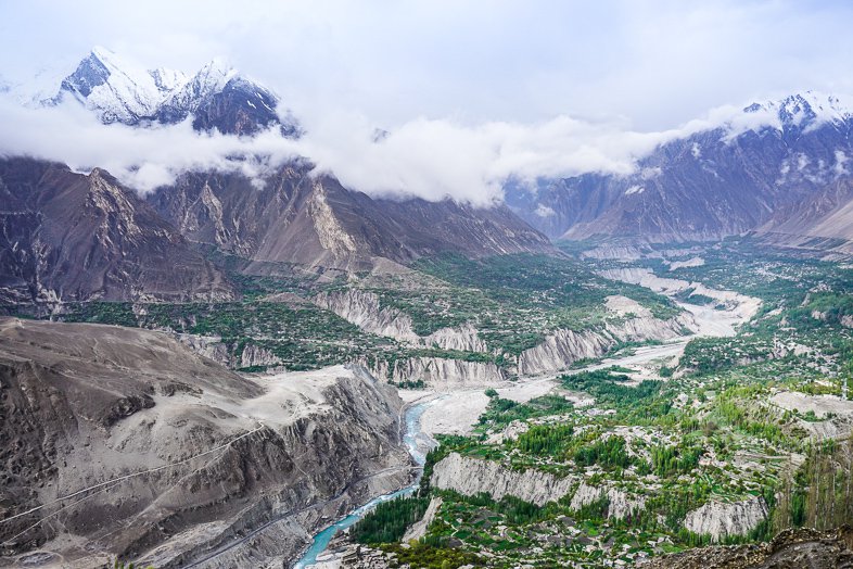 Eagles Nest Viewpoint near Karimabad in Hunza