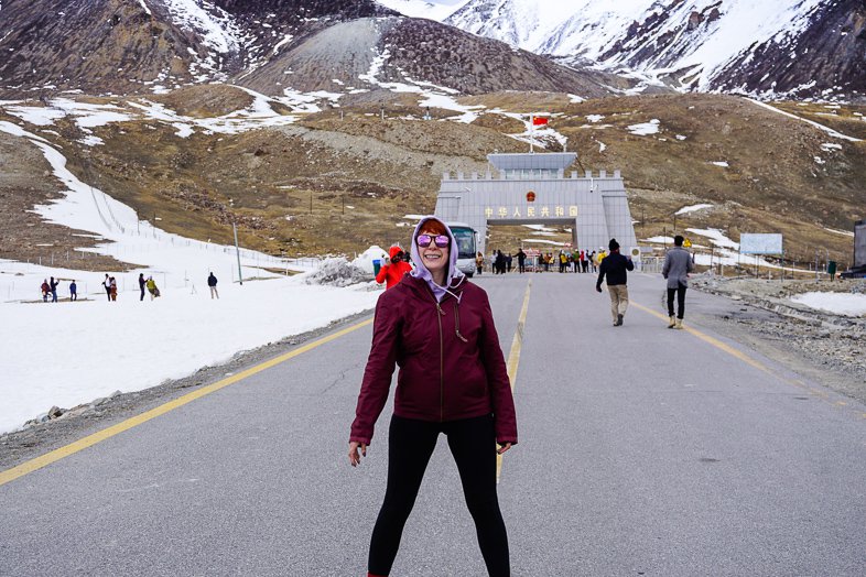 Khunjerab Pass on the Pakistan China border