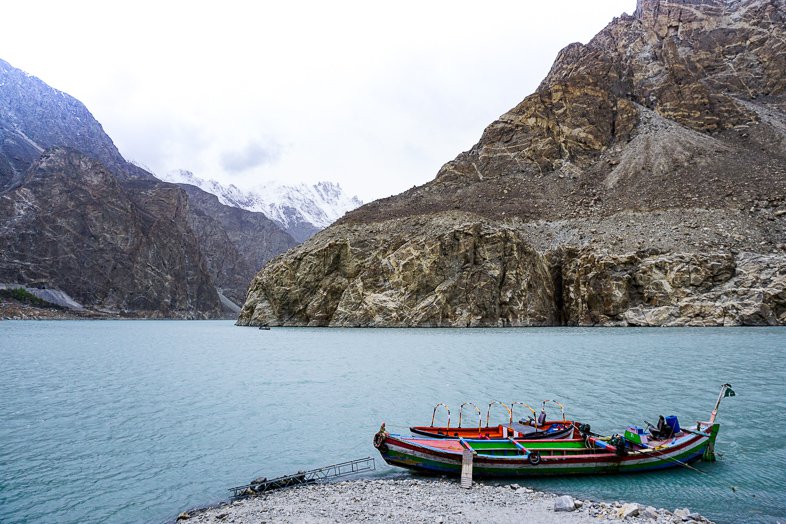 Attabad Lake in Hunza Pakistan