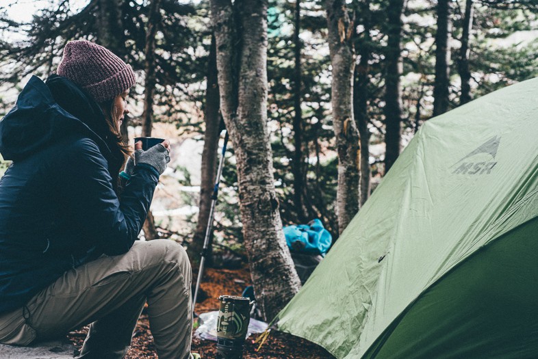 Camping alone whilst on your period is easy with the right products